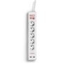 Salicru Power Strip SPS SAFE 5+ Protetores Elétricos Ativos de Última Geração - 5 Tomadas Schuko - Cor Branca
