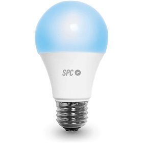 Lâmpada Led Wi-Fi E27 Regulável SPC Aura 1050 - Ambientes Personalizáveis - Controle do APP SPC Iot - Compatível com Alexa e Goo