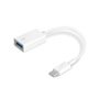Adaptador Tp-link Super Fast USB-C 3.0 para USB-A - Suporta OTG - Branco