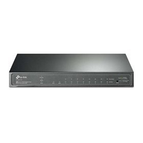 Switch inteligente TP-Link JetStream - 8 portas Gigabit PoE com 2 slots SFP