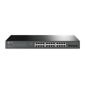 Switch TP-Link Omada Smart Gigabit JetStream - 24 portas PoE+ - 4 slots SFP - Montagem em rack