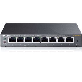 TP-Link Easy Smart Switch com 8 portas Gigabit - 4 portas PoE