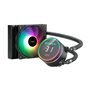 Kit de resfriamento líquido Unykach Aquastorm 120 - Ventoinha de 120 mm - Iluminação RGB - Display de temperatura da CPU - Tubo 