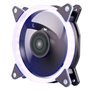 Ventilador Unykach Candy 20 Blue 120mm com iluminação azul - Velocidade máx. 1400rpm - Cor Preta