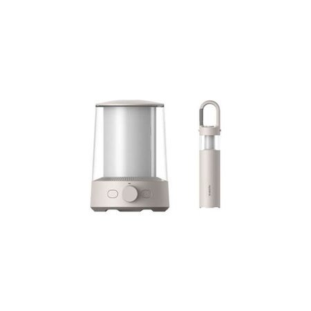 Lanterna de acampamento multifuncional Xiaomi Bluetooth - 2 lanternas em 1 - Luzes duplas separáveis - NiteCore Extreme Light Ad