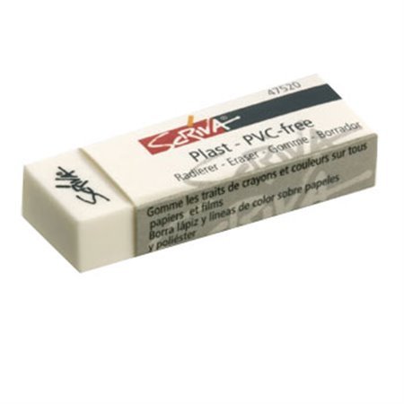 Borracha Branca 62x21x11,5 Scriva (Sem PVC)