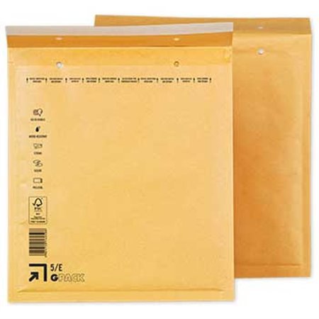 Envelope Almofadado 220x265mm Kraft 75g Nº2 5/ E 10un