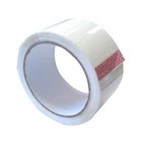 Fita Adesiva 50mmx66m Branco PP 1un