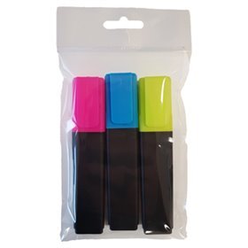 Marcador Fluorescente 3 Cores Grosso EP10-0122 Epene 3un