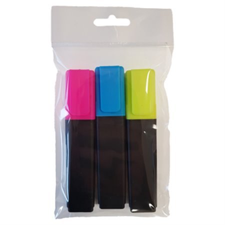 Marcador Fluorescente 3 Cores Grosso EP10-0122 Epene 3un