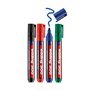 Marcador Médio Edding 300 1,5-3mm 4 Cores 4un