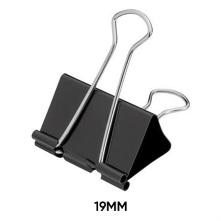 Molas para Papeis 19mm SmartD Cx 12un