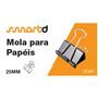 Molas para Papeis 25mm SmartD Cx 12un