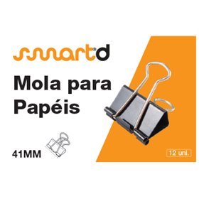 Molas para Papeis 41mm SmartD Cx 12un