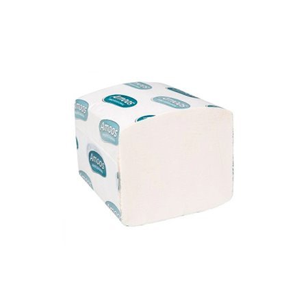 Papel Higiénico Folha a Folha Amoos 21x11cm 250x307500un