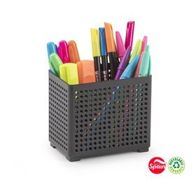 Porta Lápis Plástico Quadrado Nº1 Sortido