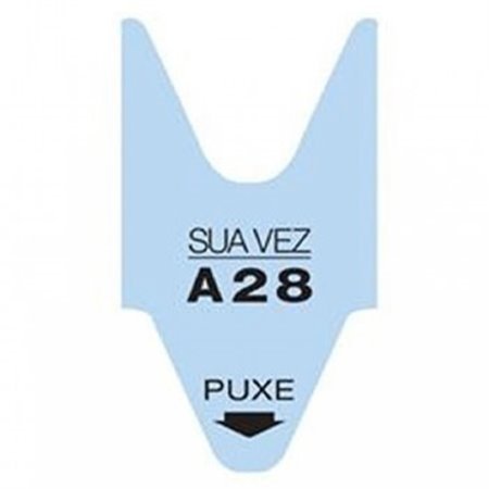 Rolos Numerados "Puxe sua vez" Azul 1un (2000un)