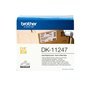 Brother DK11247 - Etiquetas pré-cortadas originais para remessas grandes - 103x164 mm - 180 unidades - Texto preto em fundo bran