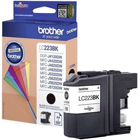 Tinteiro original Brother LC223 Preto - LC223BKBP