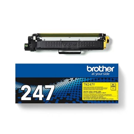 Toner original Brother TN247 amarelo - TN247Y