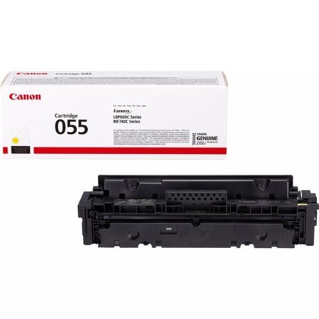 Toner original Canon 055 amarelo - 3013C002