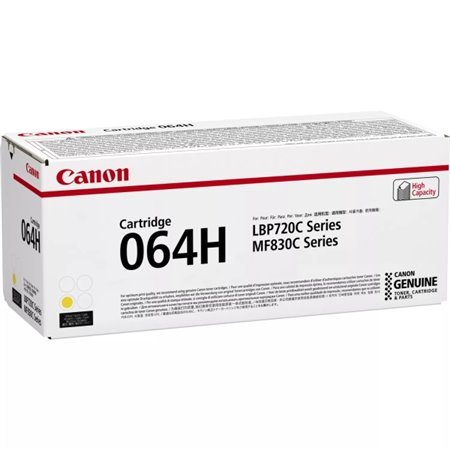 Toner original Canon 064H amarelo - 4932C001