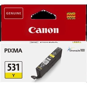Tinteiro original Canon CLI531 amarelo - 6121C001/CLI531Y