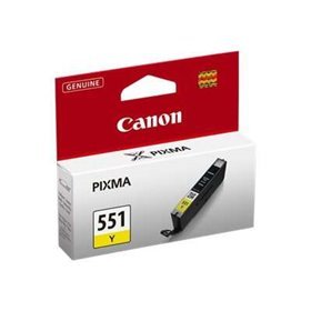 Tinteiro original Canon CLI551 amarelo - 6511B001