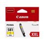 Tinteiro original Canon CLI581XXL amarelo - 1997C001