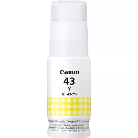 Garrafa Canon GI43 amarelo original - GI43Y/4689C001