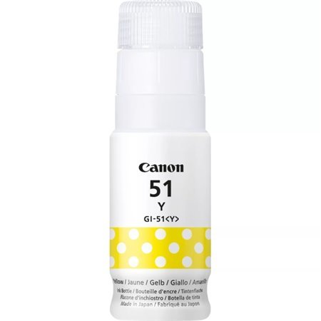 Garrafa original Canon GI51 amarelo - GI51Y/4548C001