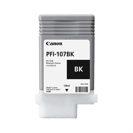 Tinteiro original Canon PFI107 Preto - PFI107BK/6705B001