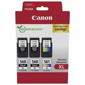 Canon PG-560XL + CL-561XL 3-Pack Tinteiros originais - 3712C009