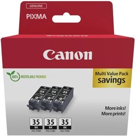 Canon PGI-35BK Multipack de 3 Tinteiros preta originais - 1509B028