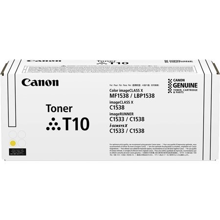 Toner original Canon T10 amarelo - 4563C001
