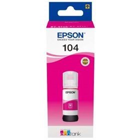 Garrafa original Epson 104 Magenta - C13T00P340