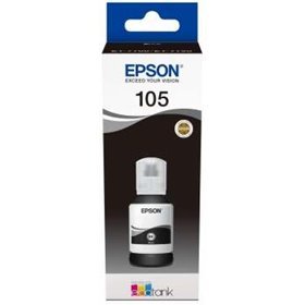 Garrafa pigmentada original Epson 105 preta - C13T00Q140