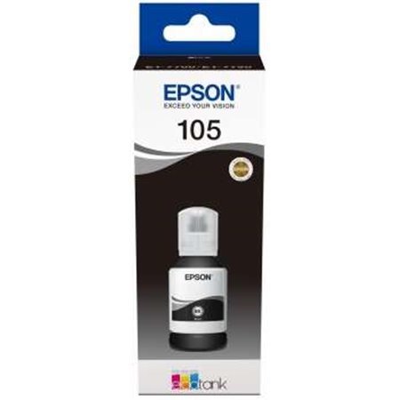 Garrafa pigmentada original Epson 105 preta - C13T00Q140