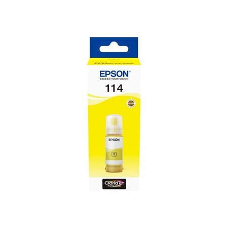 Garrafa pigmentada original Epson 114 amarelo - C13T07B440