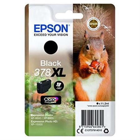 Tinteiro original preto Epson 378XL - C13T37914010