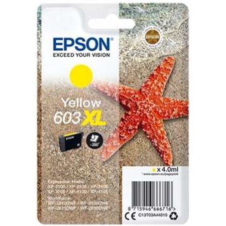 Tinteiro original Epson 603XL amarelo - C13T03A44010