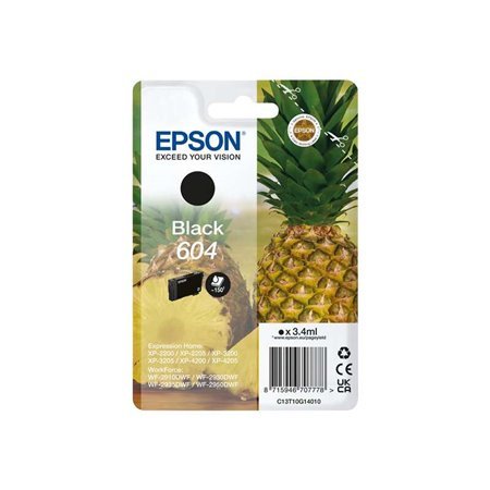 Tinteiro original Epson 604 preto - C13T10G14010