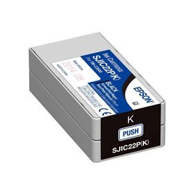 Tinteiro original preto Epson SJIC22P - C33S020601/SJIC22P(K)