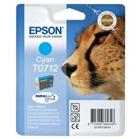Tinteiro original Epson T0712 Ciano - C13T07124012