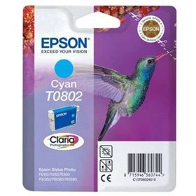 Tinteiro original Epson T0802 Ciano - C13T08024011