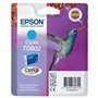 Tinteiro original Epson T0802 Ciano - C13T08024011
