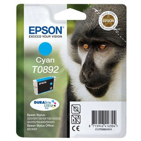 Tinteiro original Epson T0892 Ciano - C13T08924011
