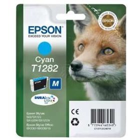 Tinteiro original Epson T1282 Ciano - C13T12824012