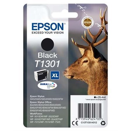 Tinteiro original Epson T1301 Preto - C13T13014012