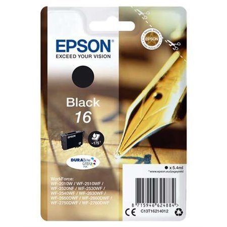 Tinteiro original Epson T1621 Preto - C13T16214012